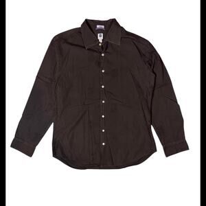 Gap brown button up shirt